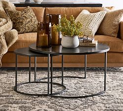 Duke Round Metal Nesting Coffee Tables