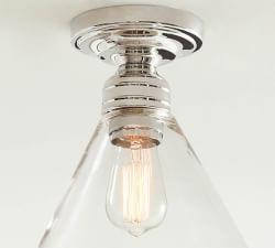 Flared Glass Flush Mount (11&quot;)