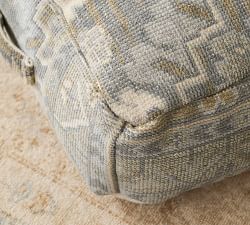 Hand-Knotted Pouf