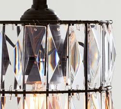 Adeline Crystal Linear Chandelier (50&quot;)