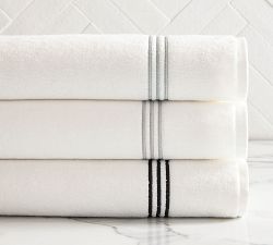 Grand Organic Cotton Embroidered Towel