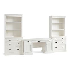 Aubrey Executive Desk with Storage (140&quot;)