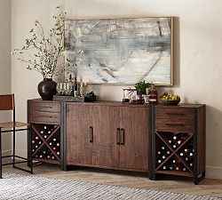 Griffin Reclaimed Wood Buffet &amp; Wine Console