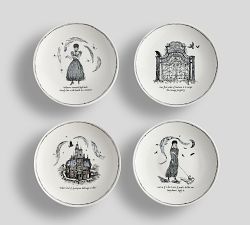 Wednesday Stoneware Appetizer Plates - Set of 4