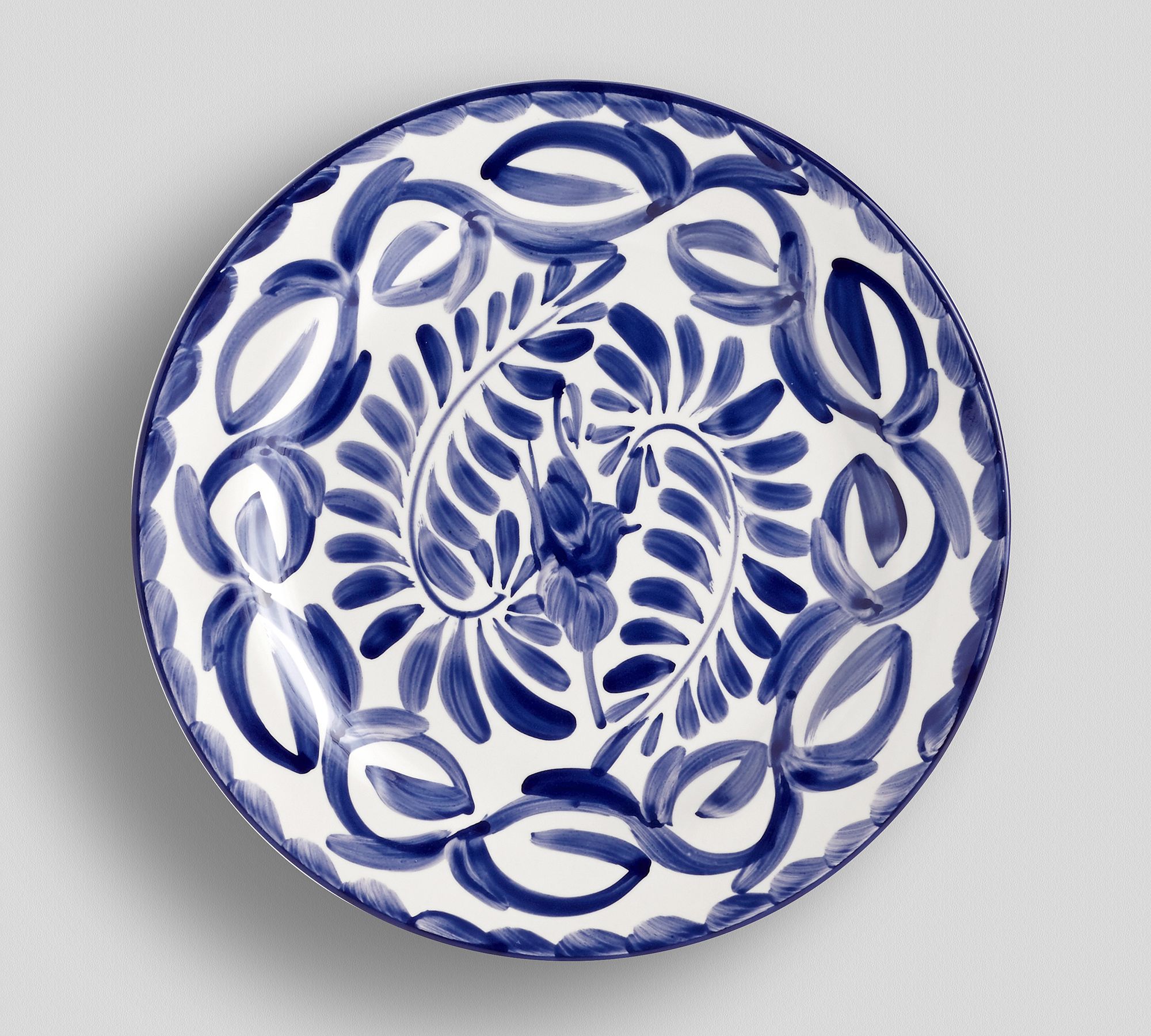 Puebla Porcelain Salad Plates - Set of 4 - Set of 4 - Blue/White