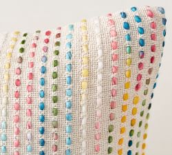 Rainbow Pickstitch Pillow Cover