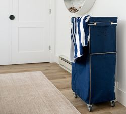 Tall Canvas Caddie With Wheels