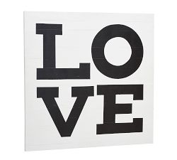Recycled Wood &quot;Love&quot; Wall Art Sign