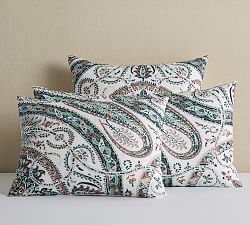 Riya Paisley Organic Percale Sham