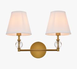 Catrin Double Shade Sconce (17&quot;)
