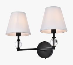 Catrin Double Shade Sconce (17&quot;)
