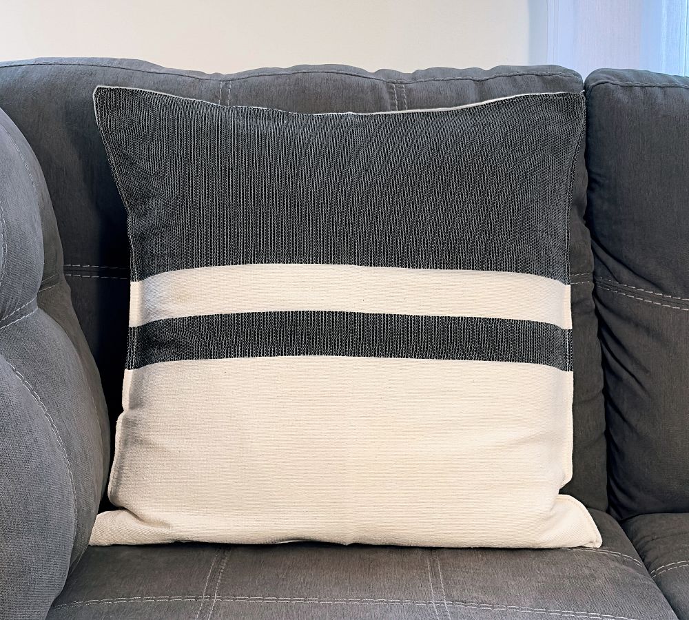 Open Box: Yash Handwoven Block Pillow Cover