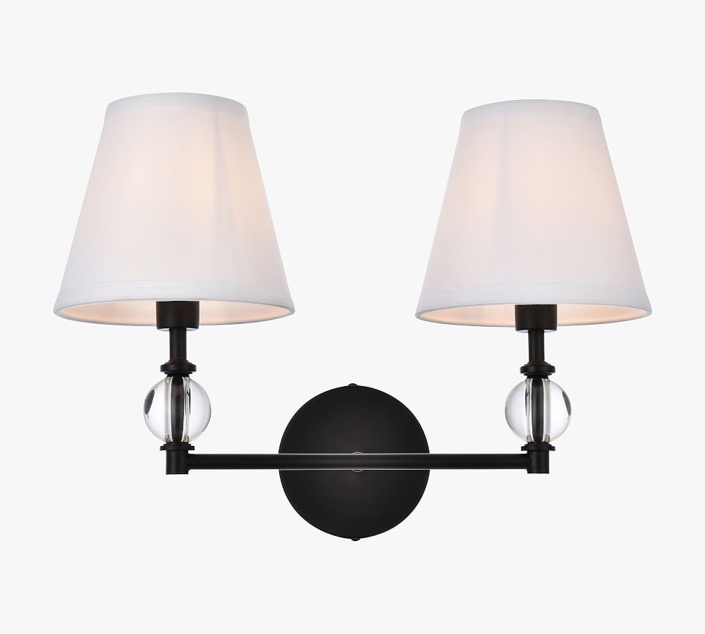 Catrin Double Shade Sconce (17&quot;)