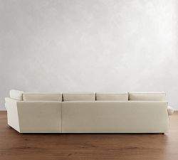 Pearce Roll Arm Cuddle Chaise Sectional (143&quot;-173&quot;)