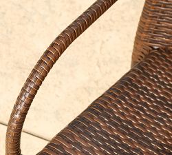 Covina All-Weather Wicker Dining Armchair, Set Of 2