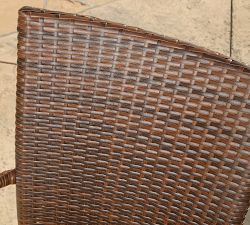 Covina All-Weather Wicker Dining Armchair, Set Of 2