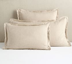 Open Box: Belgian Flax Linen Double Flange Sham