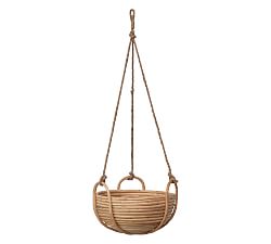 Andi Woven Rattan Hanging Planters