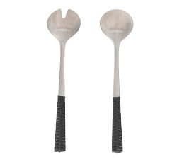 Tava Handwoven Stainless Steel Serving Set - Set of 2