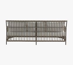 Caroline Alu-Rattan Outdoor Sofa (78&quot;)