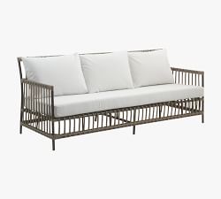 Caroline Alu-Rattan Outdoor Sofa (78&quot;)