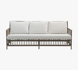 Caroline Alu-Rattan Outdoor Sofa (78&quot;)