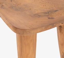 Leighton Teak Accent Stool