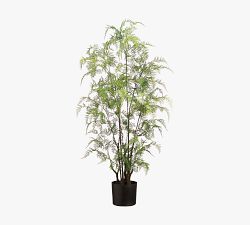 Faux Potted Fern Tree