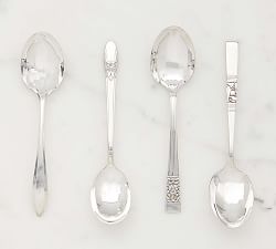 Vintage Found Hotel Silver Teaspoons - Set of 4