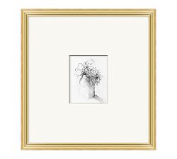 Modest Floral Framed Print, 20.75" x 21.75"