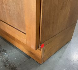 Open Box: Reed Modular Bar Collection, Open Hutch, 18&quot; w x 14&quot; d x 32&quot; h - Antique Umber