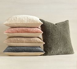 Follette Quilted Velvet Pillow