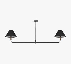 Holt Leather 2-Light Pendant (62&quot;)