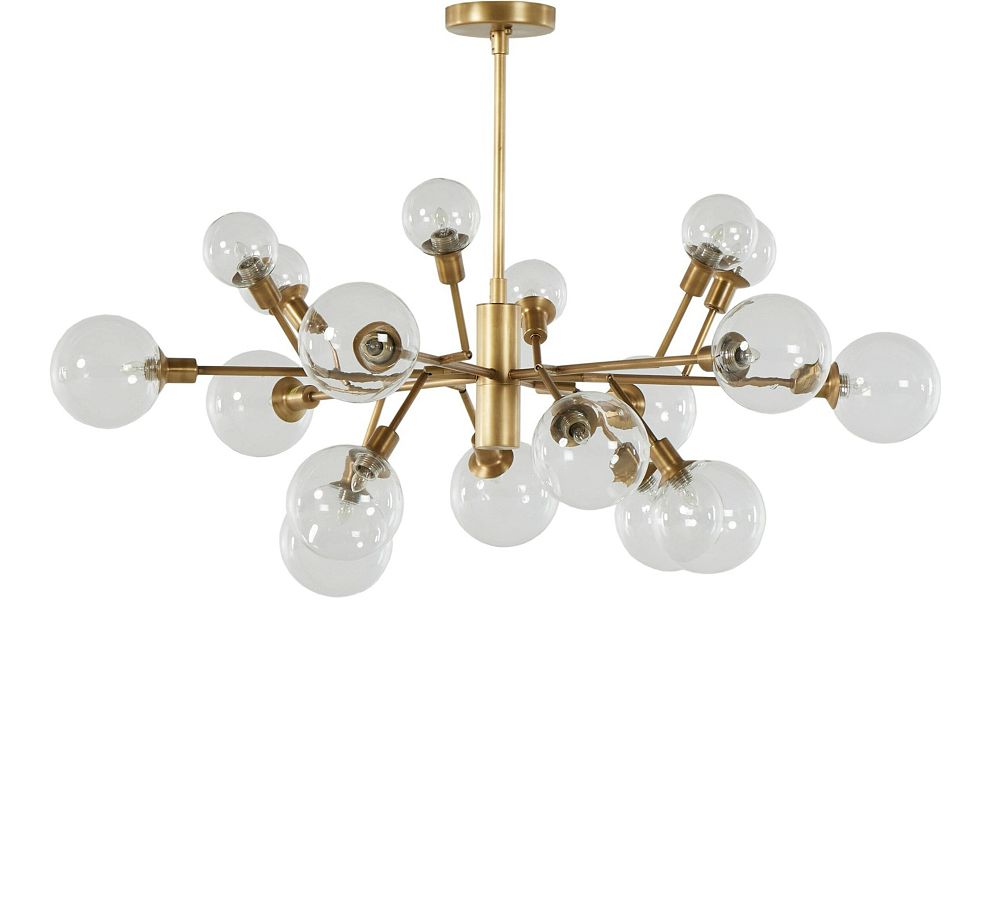 Birchmont Hand-Blown Glass Chandelier (48&quot;)