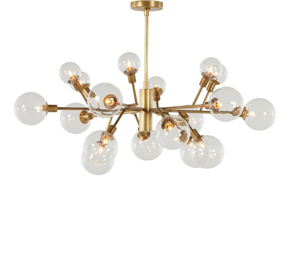 Birchmont Hand-Blown Glass Chandelier (48&quot;)
