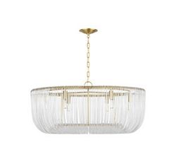 Ranae Glass Round Chandelier (28&quot;-42&quot;)
