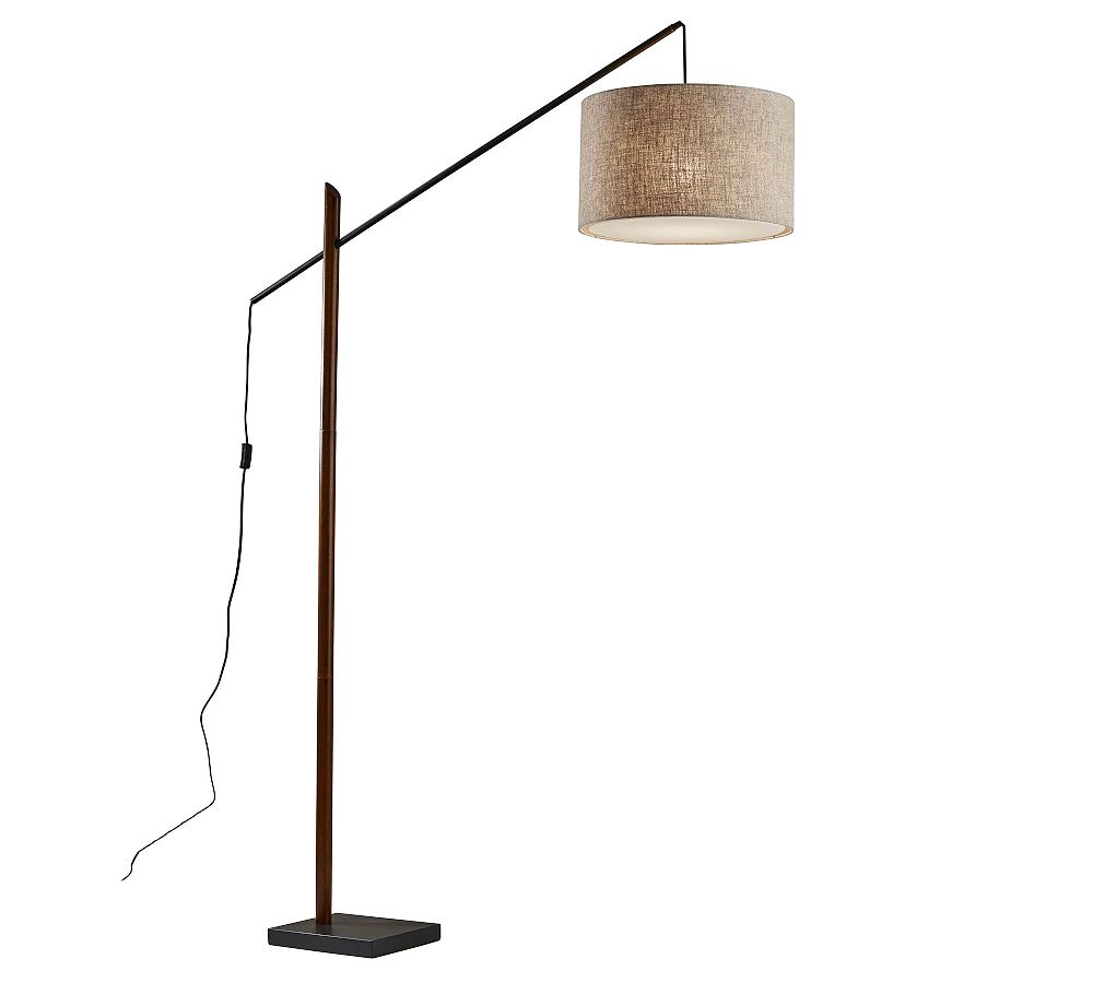 Cornelius Wood Arc Sectional Floor Lamp (85&quot;)