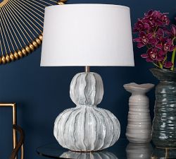 Bonfield Ceramic Textured Table Lamp (27&quot;)