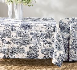 Brandon Maxwell Groveland Toile Tablecloth