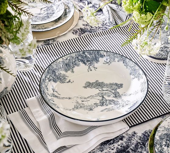 Brandon Maxwell Groveland Toile Serving Bowl