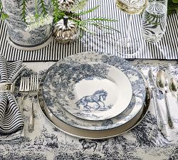 Brandon Maxwell Groveland Toile Salad Plates - Mixed Set of 4