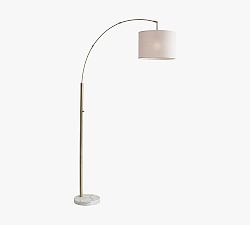 Locke Marble Arc Floor Lamp (77&quot;)