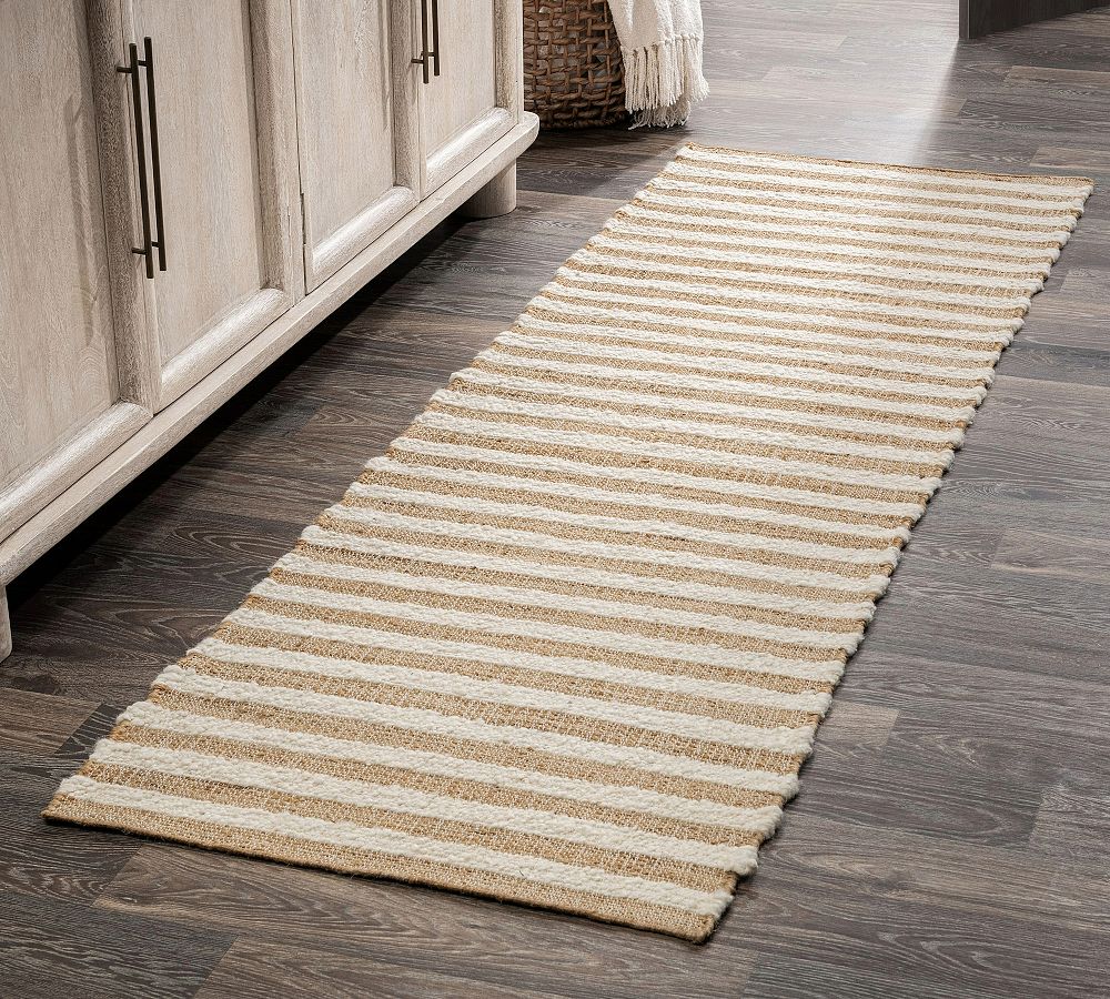 Daya Striped Handwoven Jute Rug