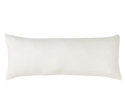 Open Box: Belgian Flax Linen Sham, Oversized Lumbar - Classic Ivory