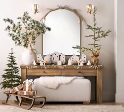 Lit Faux Snowy Branch