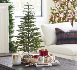 Open Box: Lit Faux Pine Trees