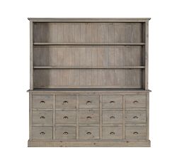 Pioneer Wood Buffet &amp; Hutch