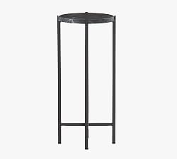 Maryrose Round Marble Accent Table