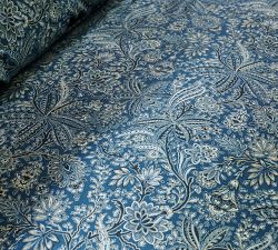 Merrit Paisley Organic Percale Duvet Cover