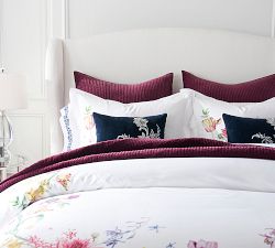 Monique Lhuillier Velvet Channel Quilt &amp; Shams